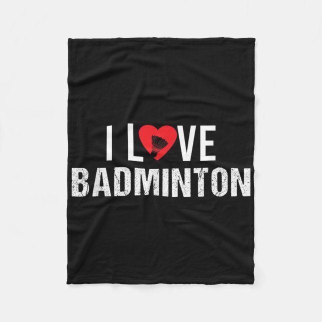 Badminton Shuttle Ord Fleecefilt (Framsidan)