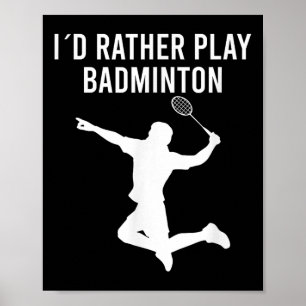 Badminton Shuttle Ord Poster