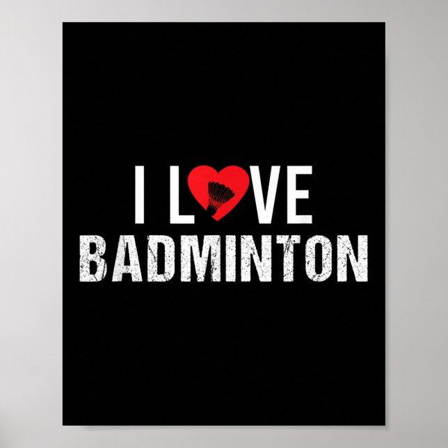 Badminton Shuttle Ord Poster (Framsidan)