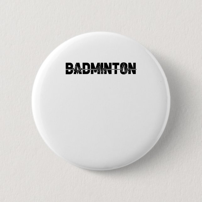 Badminton Shuttle Player - Team Racquet Ekg Heartb Knapp (Framsida)