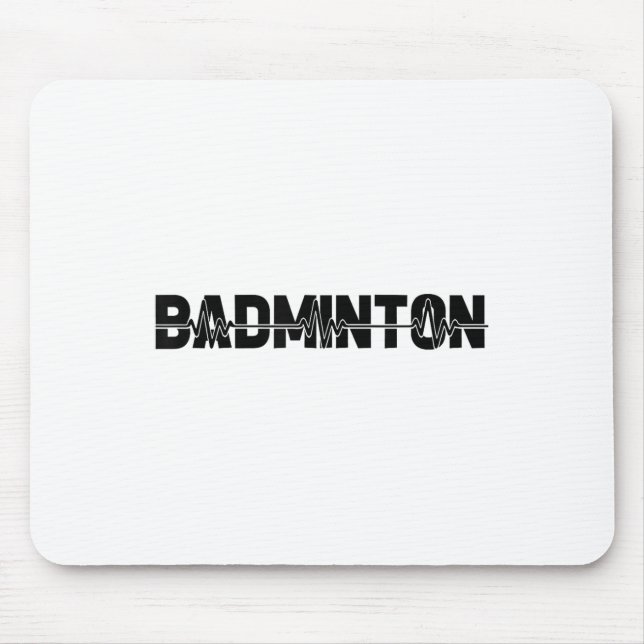Badminton Shuttle Player - Team Racquet Ekg Heartb Musmatta (Framsidan)