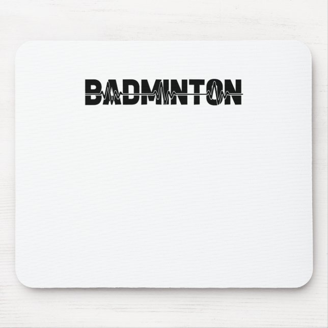 Badminton Shuttle Player - Team Racquet Ekg Heartb Musmatta (Framsidan)
