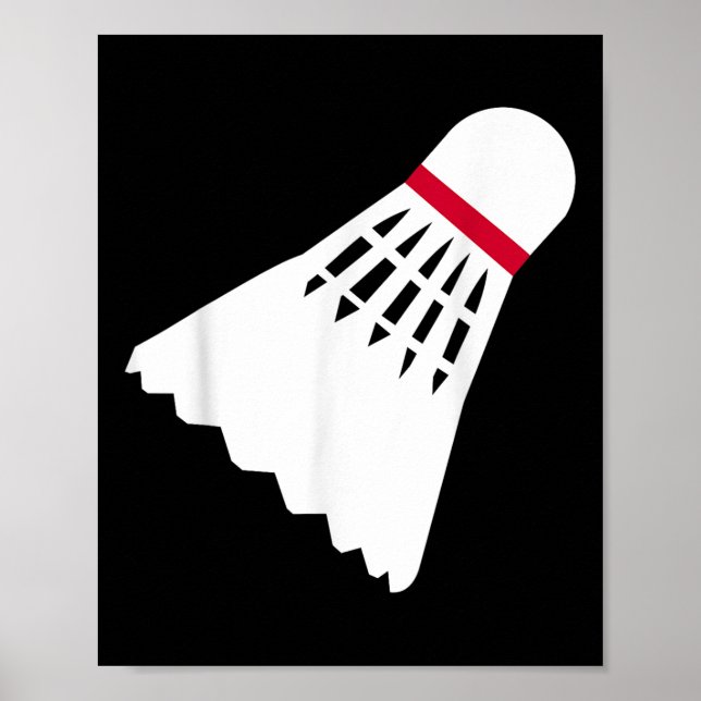 Badminton Shuttle Poster (Framsidan)