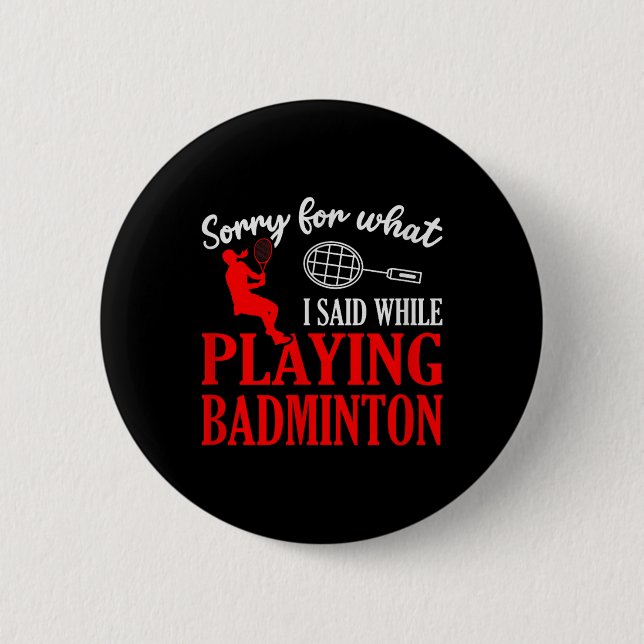 Badminton Shuttle Racket Badminton Player 1  Knapp (Framsida)