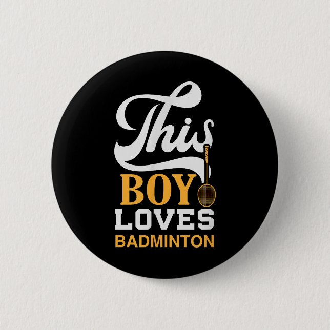 Badminton Shuttle Racket Badminton Player _7 Knapp (Framsida)