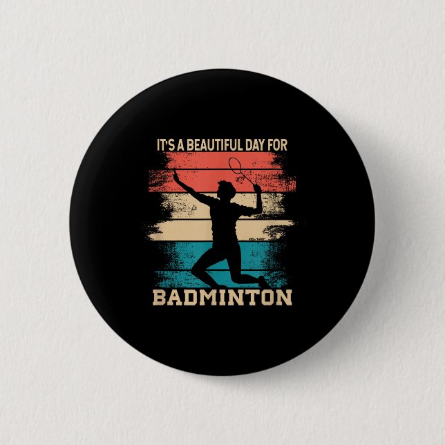 Badminton Shuttle Racket Badminton Spelare  Knapp (Framsida)