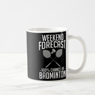 Badminton Shuttle Racket Birdie Player Kaffemugg
