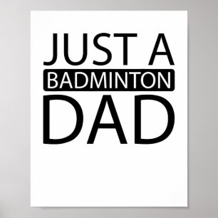 Badminton Shuttle Racket Racquet - bara en Badmint Poster