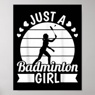 Badminton Shuttle Racket Racquet - bara en Badmint Poster