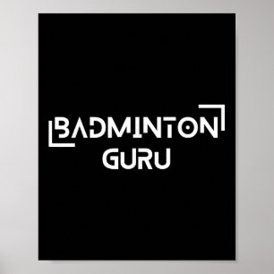 Badminton Shuttle Racket Sports Champion Strategy Poster