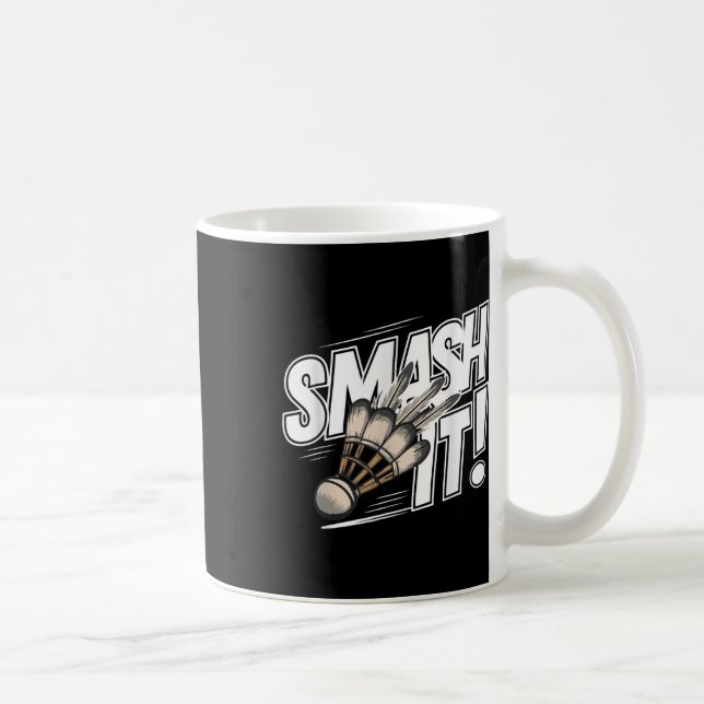Badminton Shuttle Smash Kaffemugg (Höger)