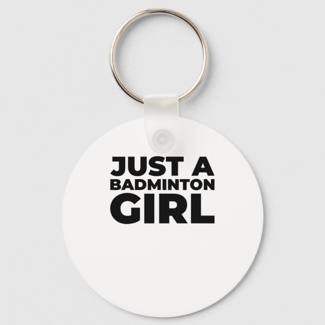 Badminton Shuttle Team Racket - bara ett Badminton Nyckelring (Framsida)
