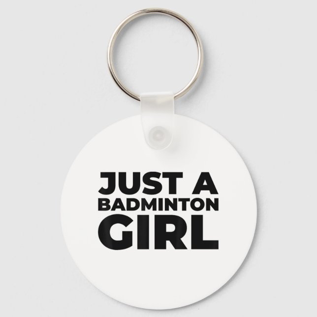 Badminton Shuttle Team Racket - bara ett Badminton Nyckelring (Framsida)