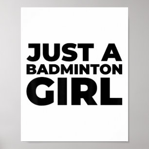 Badminton Shuttle Team Racket - bara ett Badminton Poster