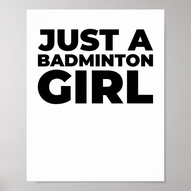Badminton Shuttle Team Racket - bara ett Badminton Poster (Framsidan)