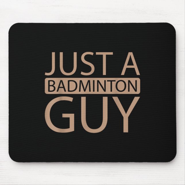 Badminton Shuttle Team - Spelare Bara En Badminton Musmatta (Framsidan)