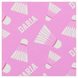 Badminton Shuttlecock Flickor namn rosa Tyg