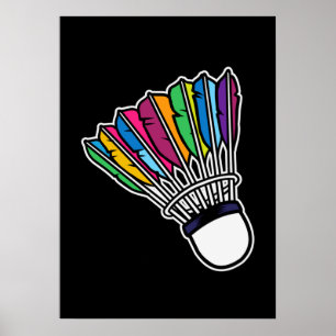 Badminton Shuttlecock Poster