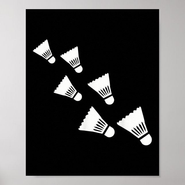 Badminton Shuttles Poster (Framsidan)
