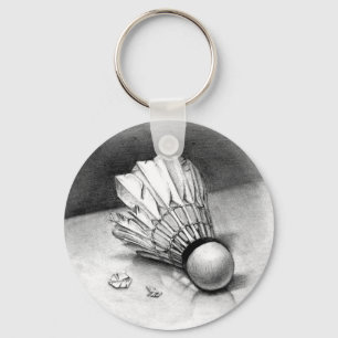 badminton skickar keychain nyckelring