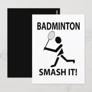 Badminton Smash It Sports Badminton Vykort