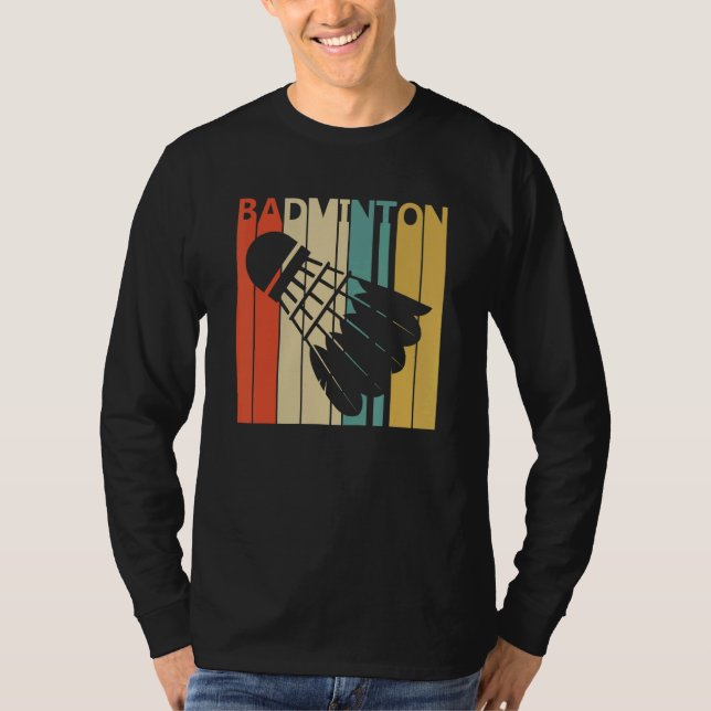 Badminton Sport T Shirt (Framsida)