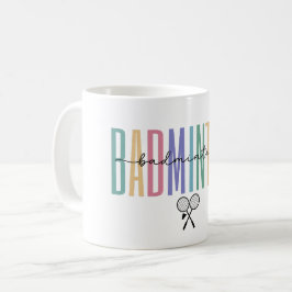 Badminton Sportig & Stylfull Kaffemugg