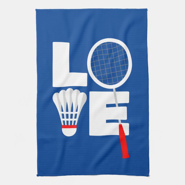 Badminton Sports Towel - KÄRLEK Kökshandduk (Vertikal)