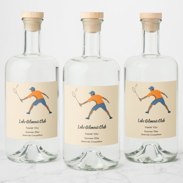 Badminton Spritflaskor Etikett (Flaskor)