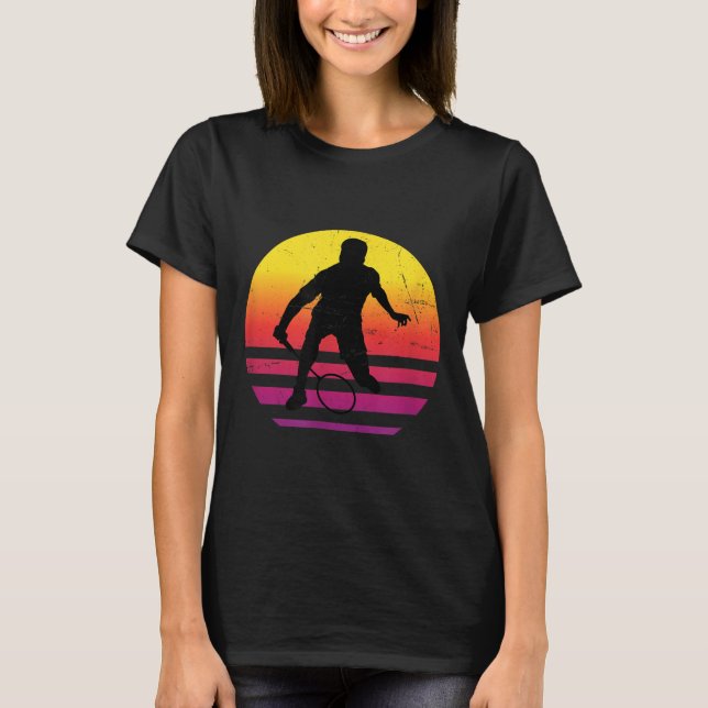 Badminton Squash Herr Shuttle Kvinnor  T Shirt (Framsida)