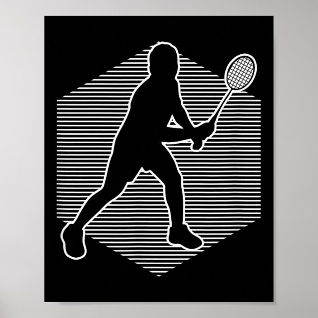 Badminton Squash Womens Shuttle Manar Poster (Framsidan)