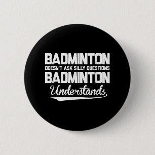 Badminton ställer inte Fåniget Frågor Badminton Un Knapp