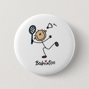Badminton Stick figur Knapp