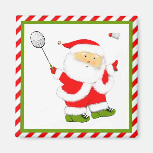 Badminton Stocking Stuffer Magnet (Framsidan)