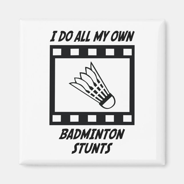 Badminton Stunts Magnet (Framsidan)