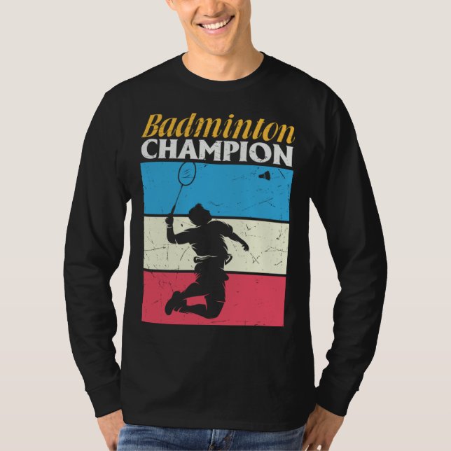 Badminton T Shirt (Framsida)