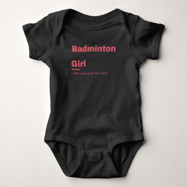 - Badminton  T Shirt (Framsida)