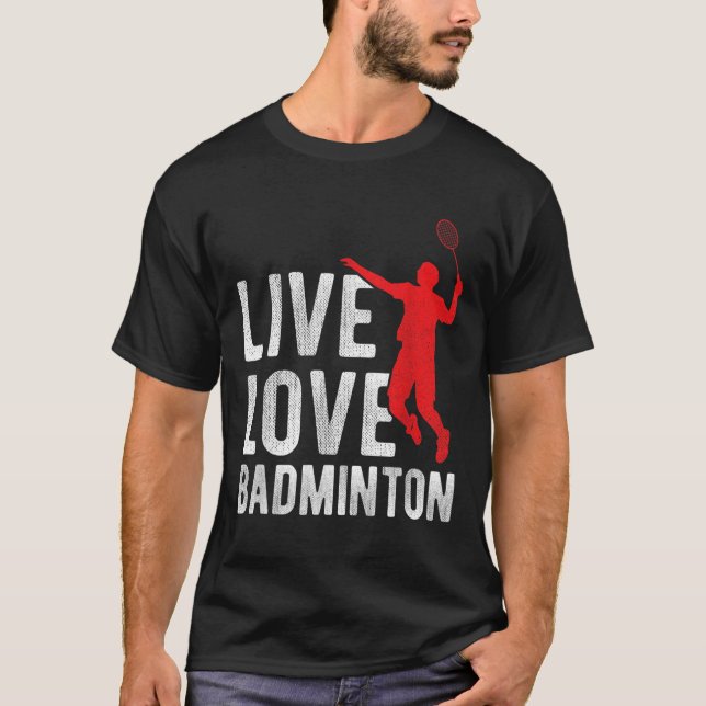 Badminton  t shirt (Framsida)