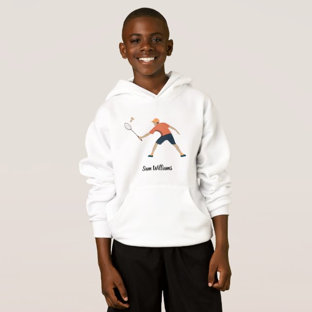 Badminton T Shirt (Hel framsida)