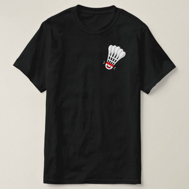 Badminton T-Shirt - Lycklig Birdie Pocket (Design framsida)