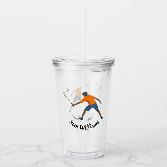 Badminton Take Away Mugg (Framsida)