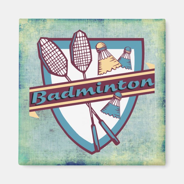 Badminton Time Magnet (Framsidan)