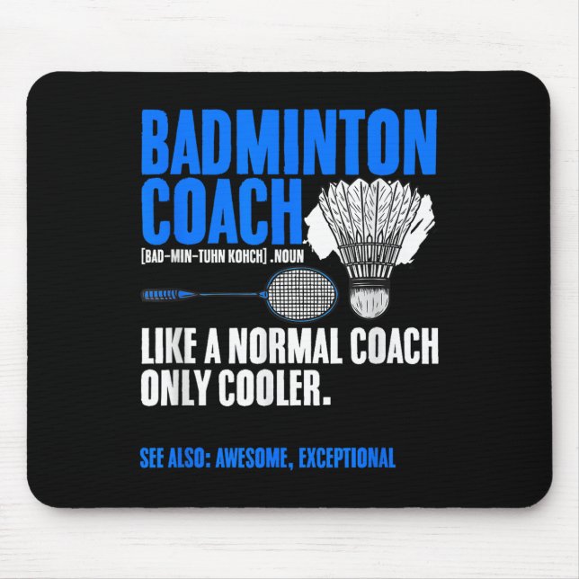 Badminton tränare racket fjäderboll Hobby Badminto Musmatta (Framsidan)