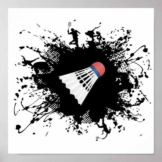 Badminton Urban Stil Poster (Framsidan)