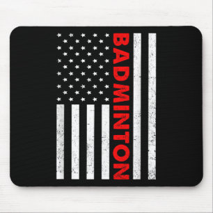 Badminton Usa Flagga Grafisk Badminton Spelare Shu Musmatta