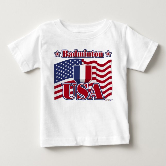 Badminton USA Tee Shirt (Framsida)