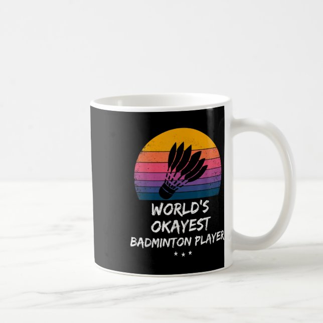 Badminton - Världens okejaste badmintonspelare - R Kaffemugg (Höger)
