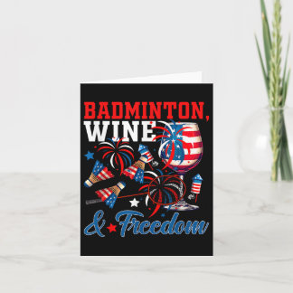 Badminton Vin och Frihet 4:e juli-pjäsen Kort