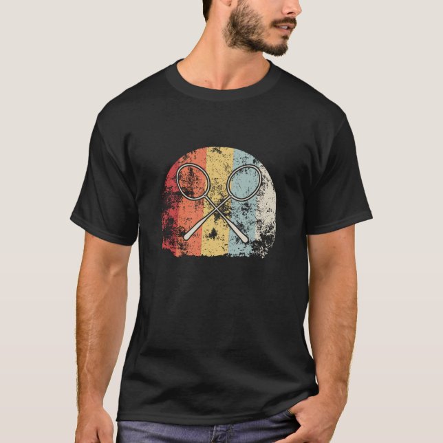 Badminton Vintage T Shirt (Framsida)