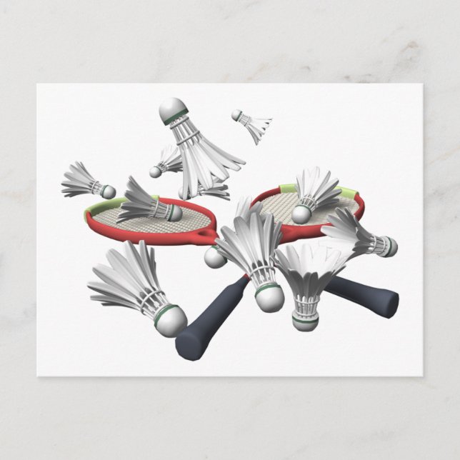 Badminton Vykort (Framsida)